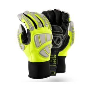 CUT5, Impact & Water Proof Hi-Viz Gloves (MACH30WP) - Durable