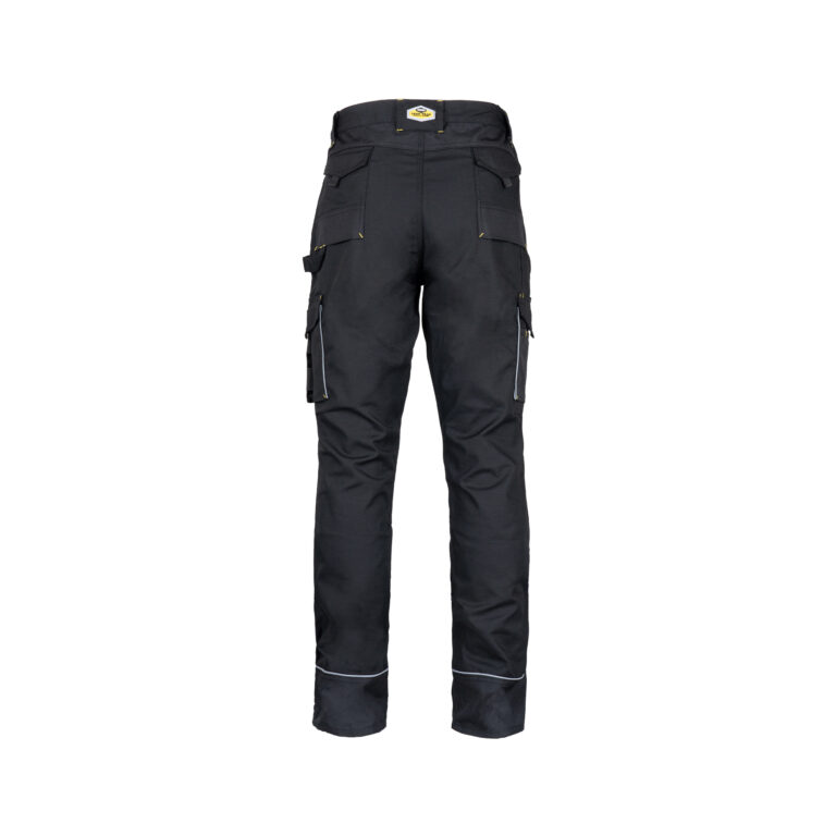 Black Technical Serge Trousers main image 1