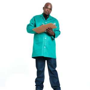 Dust Coat Polycotton Emerald Green - Simon Workwear